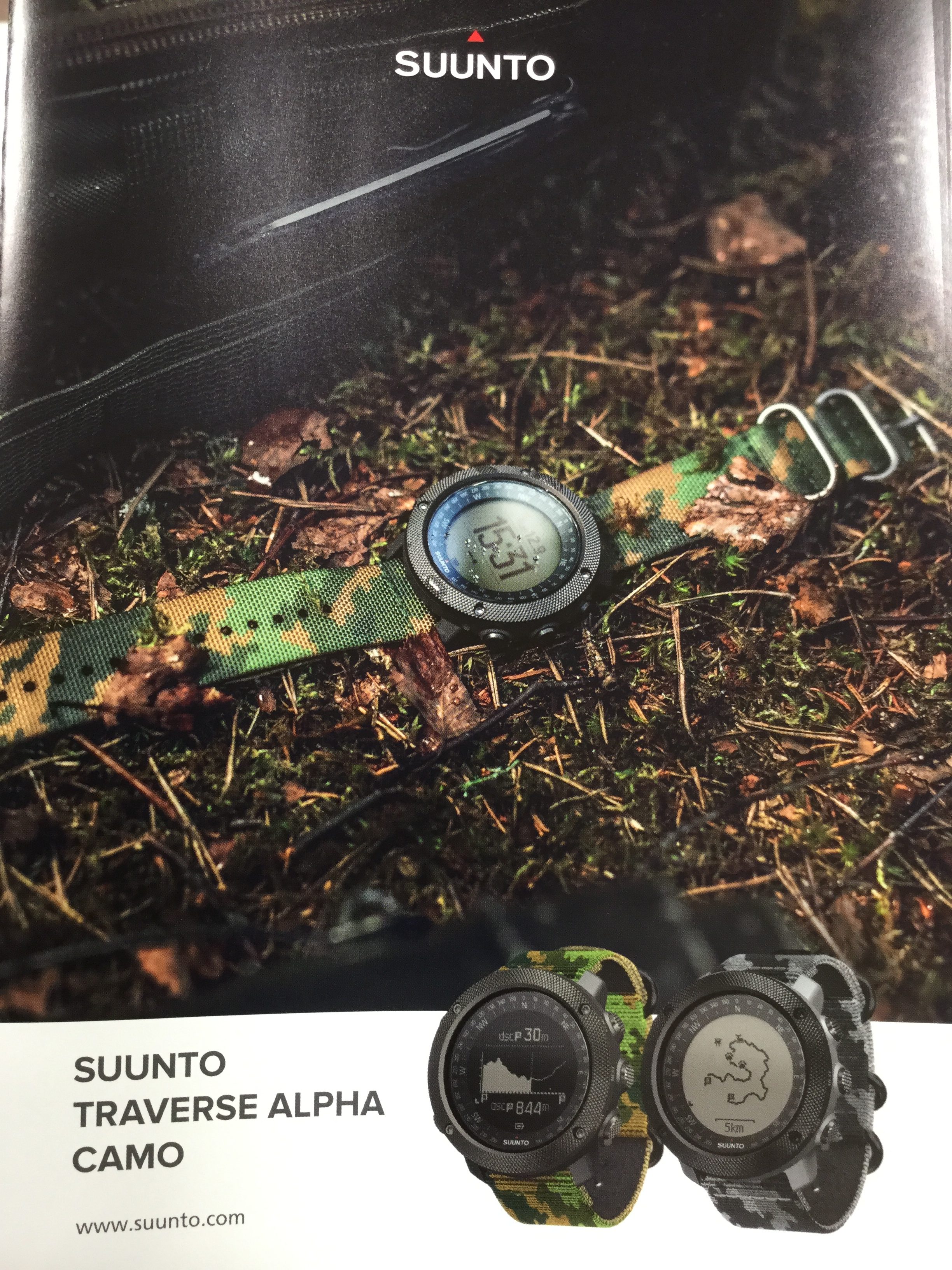 SUUNTO TRAVERSE ALPHAシリーズに迷彩柄 2モデル新登場 « MIYAGAWA 